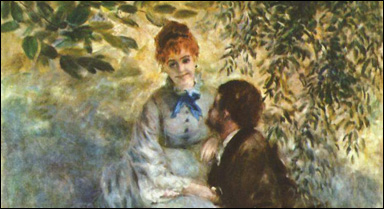 'Les amoureux' av Pierre-Auguste Renoir