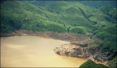Sjön Nyos i Kamerun